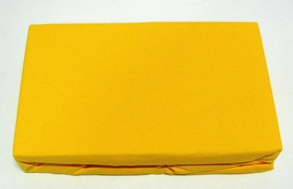 TP Jersey prostěradlo Premium 190g/m2 140×200 Žlutá