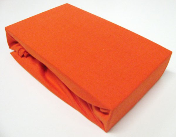 TP Jersey prostěradlo Premium 190g/m2 90×200 Oranžová