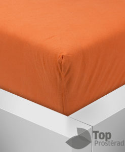 TP Jersey prostěradlo Premium 190g/m2 160x200 Oranžová