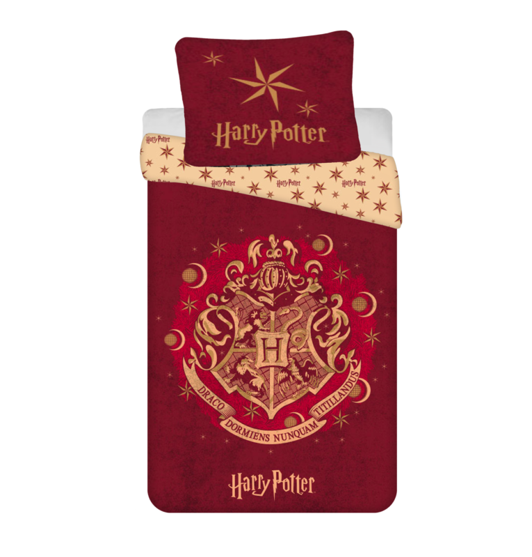 Jerry Fabrics Dětské jemné povlečení se zipem z mikrovlákna 140×200 – Harry Potter "004 micro" Harry Potter