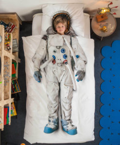 Bavlněné povlečení  Snurk 135x200 + 50x75cm - Astronaut Harry Potter