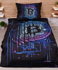 TP 3D povlečení 140x200+70x90 - Bitcoin