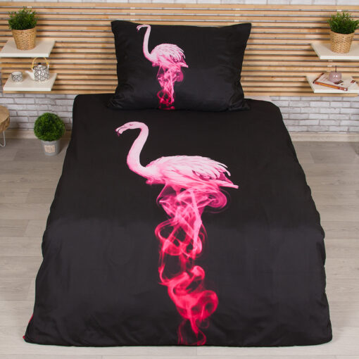 TP 3D povlečení 140x200+70x90 - Flamingo