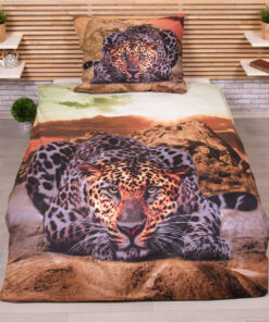 TP 3D povlečení 140x200 + 70x90 - Leopard