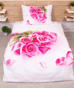 TP 3D povlečení 140x200+70x90 Pink roses