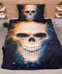 TP 3D povlečení 140x200 + 70x90 - Skull