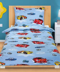 Bellatex Bavlněné povlečení Závodní auta