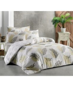 Kvalitex Bavlněné povlečení Delux Sanel šedá