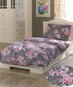 Kvalitex Bavlněné povlečení Provence Beatrice šedá