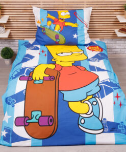 TP Bavlněné povlečení 140x200+70x90 Bart Simpson