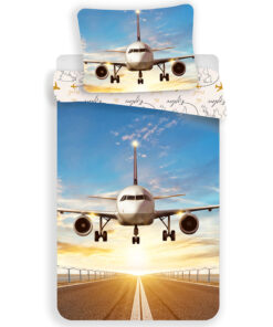 TP Bavlněné povlečení 140x200+70x90 Letadlo