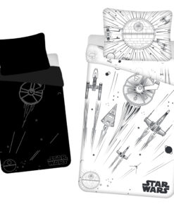 TP Bavlněné povlečení 140x200+70x90 Star Wars Death Star (ve tmě svítí)