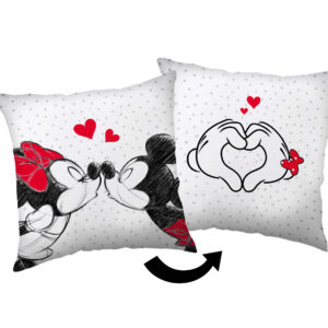 TP Dekorační polštářek 40x40 cm - Mickey a Minnie LOVE