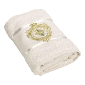 TP Froté ručník LIMITED - Zlatý erb krémová
