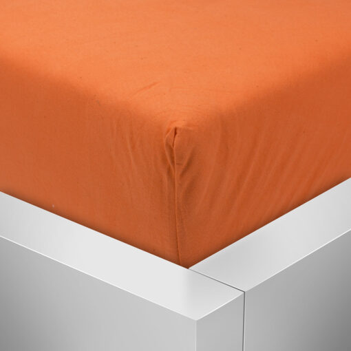 TP Jersey prostěradlo do postýlky 60x120 Premium - Oranžová