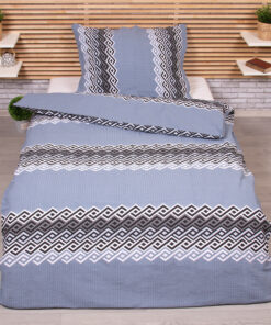 TP Krepové povlečení Deluxe 140x200+70x90 - Blue crossing