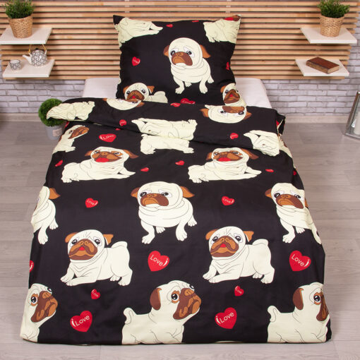 TP Microtop povlečení 140x200+70x90 - Bulldogs