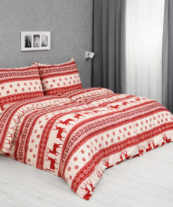 TP Microtop povlečení 140x200+70x90 - Vánoční sobíci