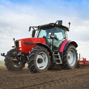 TP Mikroflanelová deka 120x150 - Traktor červený