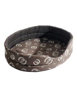 TP Oválný pelech pro psy IV 60x50x15 - Royal dog hnědý