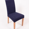 TP Univerzální elastický potah na židli jednobarevný - Tmavě modrá 6ks