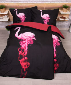 TP Zvýhodněná sada 3D povlečení na dvě lůžka 140x200+70x90 - Flamingo