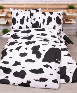 TP Zvýhodněná sada bavlněného povlečení na dvě lůžka 140x200+70x90 - Kraví print