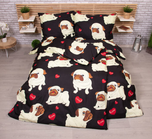 TP Zvýhodněná sada Microtop povlečení na dvě lůžka 140x200+70x90 - Bulldogs