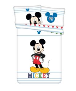 Jerry Fabrics Dětské bavlněné povlečení do postýlky Mickey Colors baby