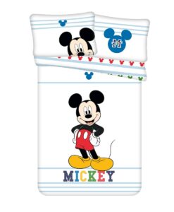 Jerry Fabrics Dětské bavlněné povlečení do postýlky Mickey Colors baby