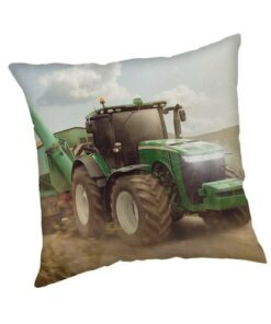 Jerry Fabrics Polštářek Traktor green