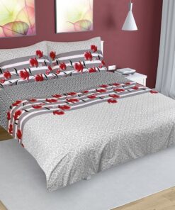 Bellatex Bavlněné povlečení Keřík šedá