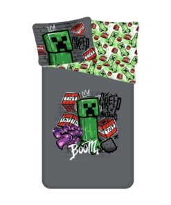 Jerry Fabrics Bavlněné povlečení Minecraft Metro Art
