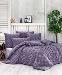 BedTex Bavlněné povlečení Brynjar fialová