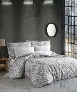 BedTex Bavlněné povlečení Hanzade černá - Bavlněné povlečení