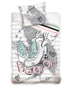 BedTex Bavlněné povlečení Kolečkové brusle Roller Dance