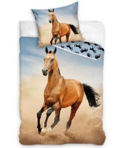 BedTex Bavlněné povlečení Kůň Hnědák