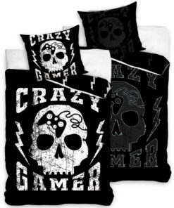 BedTex Svítící bavlněné povlečení Crazy Gamer