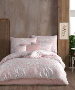 Bedtex Bavlněné povlečení Lisle růžová - Bavlněné povlečení