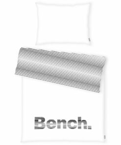 Bench Bavlněné povlečení Pruhy černo-bílá
