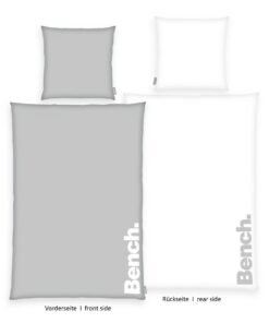 Bench Bavlněné povlečení šedo-bílá