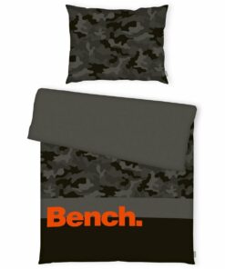 Bench Bavlněné povlečení šedo-černá
