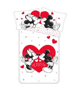 Jerry Fabrics Dětské bavlněné povlečení Mickey and Minnie Love 05