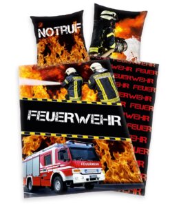Herding Bavlněné povlečení Feuerwehr