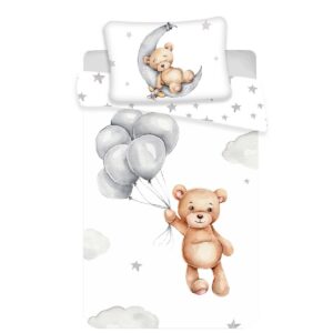 Jerry Fabrics Dětské bavlněné povlečení do postýlky Medvídek baby