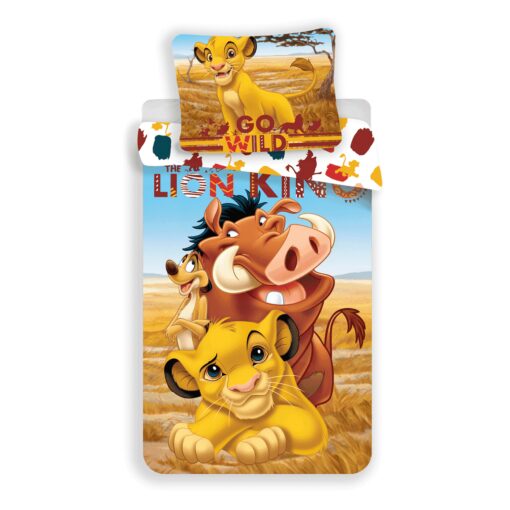 Jerry Fabrics Dětské bavlněné povlečení Lví Král Lion King