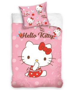 Carbotex Povlečení do postýlky Hello Kitty Malá Mlsalka