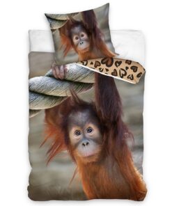 Tiptrade Bavlněné povlečení Opice Orangutan