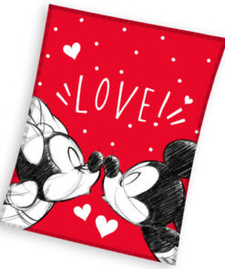 Carbotex Dětská deka Mickey a Minnie Mouse Love