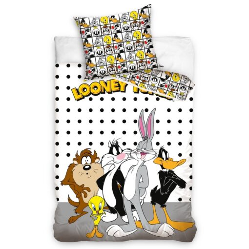 Carbotex Dětské bavlněné povlečení Kamarádi z Looney Tunes